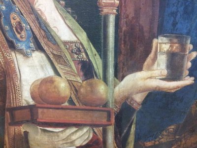 Detail from the Pala di San Cassiano by Unbekannt Unbekannt
